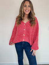 Load image into Gallery viewer, Maya V-neck Button Down Long Sleeve Cardigan