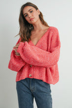 Load image into Gallery viewer, Maya V-neck Button Down Long Sleeve Cardigan
