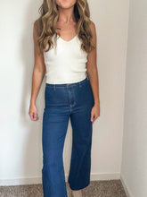 Load image into Gallery viewer, Annie Stretch High Rise Wide Leg Jeans