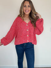Load image into Gallery viewer, Maya V-neck Button Down Long Sleeve Cardigan