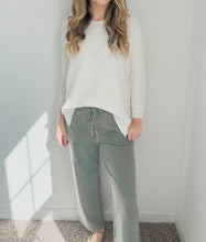 Load image into Gallery viewer, Callie Sage Drawstring Pants
