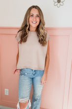 Load image into Gallery viewer, Taylor Sweater Vest- Mocha
