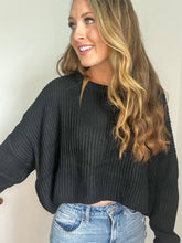 Load image into Gallery viewer, Kate Cropped Long Sleeve Knit Sweater
