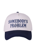 Load image into Gallery viewer, Somebodys Problem Hat- Navy

