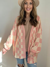 Load image into Gallery viewer, Kolly Checkered Sweater- Pink
