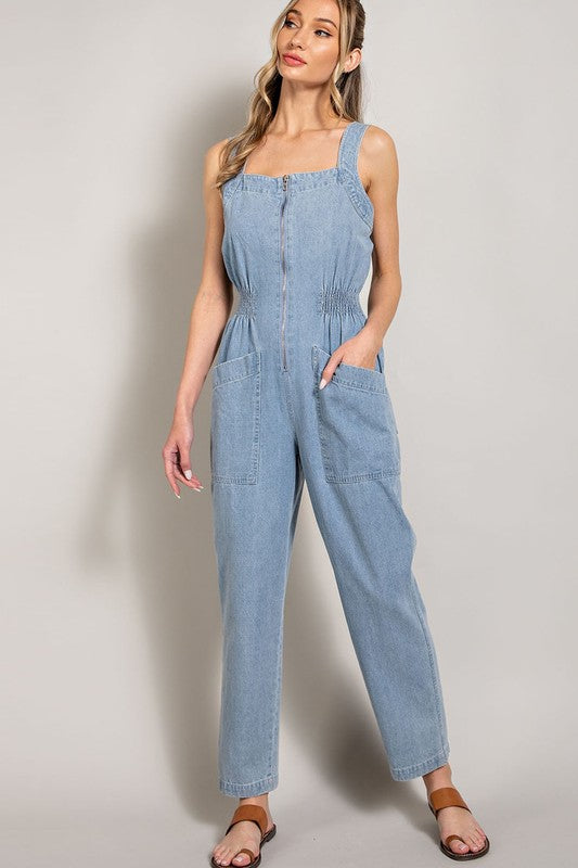 Brenna Denim Jumpsuit