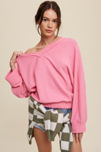 Load image into Gallery viewer, Brandi Pink Waffle Knit Top
