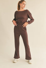 Load image into Gallery viewer, Madelyn Sweatshirt and Flare Pant Set
