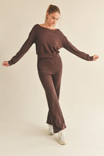 Load image into Gallery viewer, Madelyn Sweatshirt and Flare Pant Set
