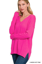 Load image into Gallery viewer, Clara Hot Pink Sweater
