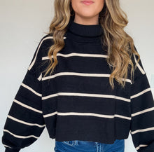 Load image into Gallery viewer, Kinsley Striped Turtleneck Sweater
