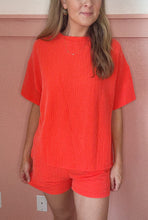 Load image into Gallery viewer, Beach Bound Ribbed 2 Piece Set- Orange
