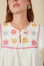 Load image into Gallery viewer, Kate Floral Embroidered Top
