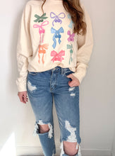 Load image into Gallery viewer, Cherry &amp; Bows Graphic Sweatshirt
