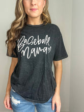 Load image into Gallery viewer, Baseball Mom Mineral Washed Tee
