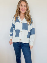 Load image into Gallery viewer, Lane Checkered Front Button Cardigan
