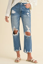 Load image into Gallery viewer, High Rise Distressed Denim
