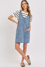 Load image into Gallery viewer, Rylee Denim Overall Dress
