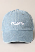 Load image into Gallery viewer, Mom Light Denim Hat
