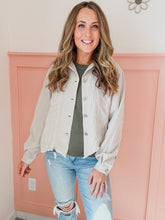 Load image into Gallery viewer, Corduroy Frayed Hem Jacket
