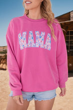 Load image into Gallery viewer, Mama Embroidered Graphic Sweatshirt
