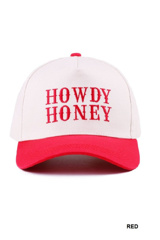 Howdy Honey Hat- Red