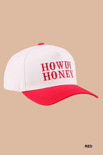 Load image into Gallery viewer, Howdy Honey Hat- Red
