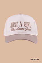 Load image into Gallery viewer, Just A Girl Who Loves Jesus Hat- Tan
