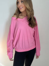 Load image into Gallery viewer, Brandi Pink Waffle Knit Top
