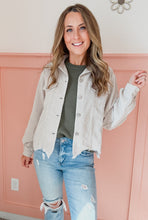 Load image into Gallery viewer, Corduroy Frayed Hem Jacket
