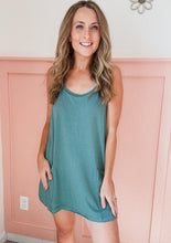 Load image into Gallery viewer, Sadie Dress with Built in Romper- Ash Jade
