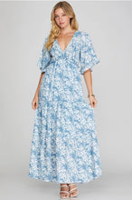 Load image into Gallery viewer, Victoria Floral Maxi Dress
