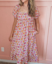 Load image into Gallery viewer, Karlie Knotted Back Floral Dress
