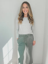 Load image into Gallery viewer, Callie Sage Drawstring Pants
