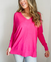 Load image into Gallery viewer, Clara Hot Pink Sweater
