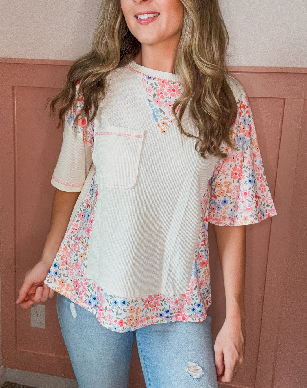 Kat Floral Print Tee