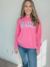 Load image into Gallery viewer, Mama Embroidered Graphic Sweatshirt
