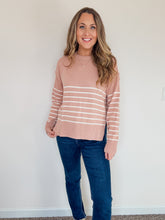 Load image into Gallery viewer, Natalie Drop Shoulder Knit Striped Sweater
