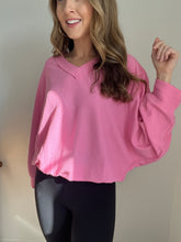 Load image into Gallery viewer, Brandi Pink Waffle Knit Top
