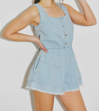 Load image into Gallery viewer, Dani Washed Denim Romper
