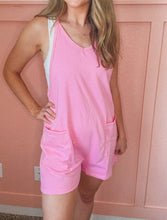 Load image into Gallery viewer, Sammie Pink Jersey Romper
