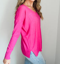 Load image into Gallery viewer, Clara Hot Pink Sweater
