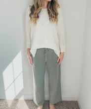 Load image into Gallery viewer, Callie Sage Drawstring Pants
