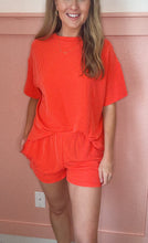 Load image into Gallery viewer, Beach Bound Ribbed 2 Piece Set- Orange
