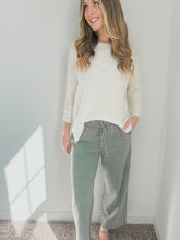 Load image into Gallery viewer, Callie Sage Drawstring Pants
