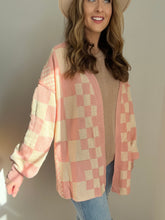 Load image into Gallery viewer, Kolly Checkered Sweater- Pink
