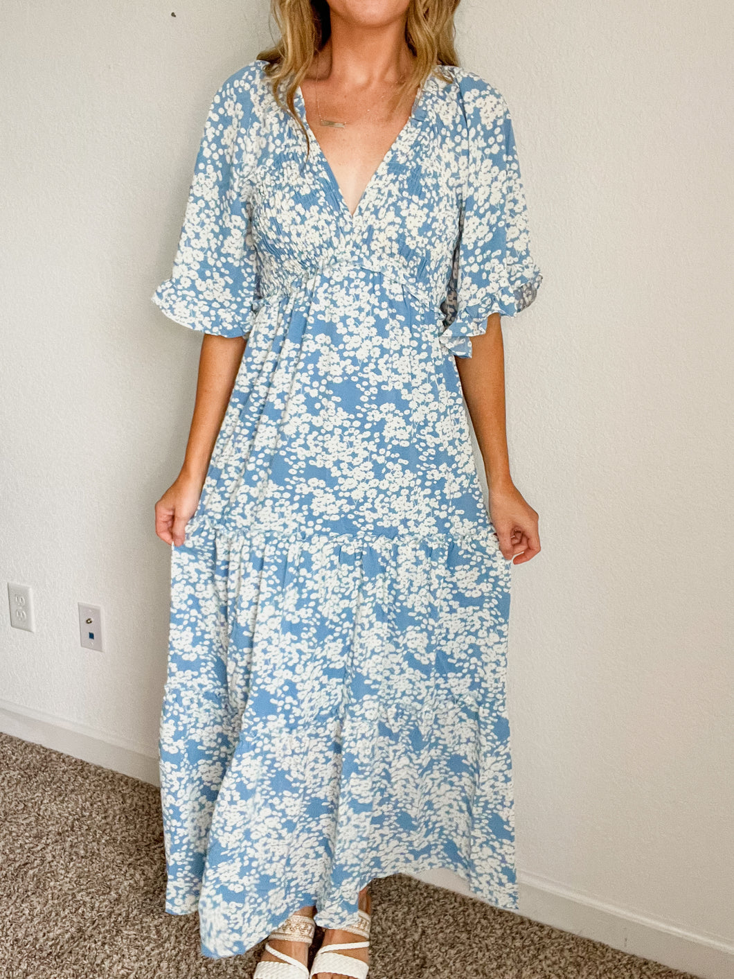 Victoria Floral Maxi Dress