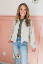 Load image into Gallery viewer, Corduroy Frayed Hem Jacket
