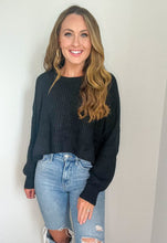 Load image into Gallery viewer, Kate Cropped Long Sleeve Knit Sweater
