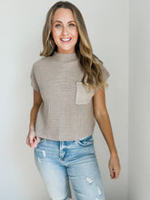 Load image into Gallery viewer, Brooklyn Mock Neck Sweater-Mocha
